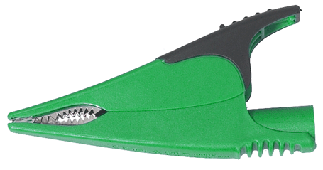 Fluke - Pince crocodile, vert, p.112.506-508