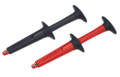 Fluke - Pinces crocodiles rouge/noir