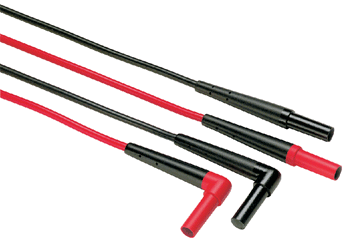 Fluke - TL224 - Jeu de câbles de mesure très souple, rouge/noir