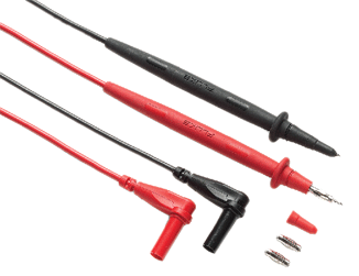 Fluke - TL76 - Jeu de câbles de mesure avec pointes - rouge/noir