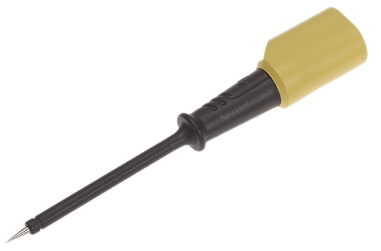 Hirschmann - PRUEF 2 S - Pointe pour test noir, isolée, flexible 118mm
