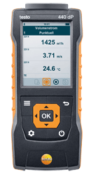 Testo - 440 dP - Analyseur de climat avec capteur de pression différentielle