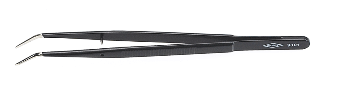 Knipex - Brucelles avec pointes coudées - isolées - 155 mm - n°1 - EAN 4003773054849 - Bugnard.ch