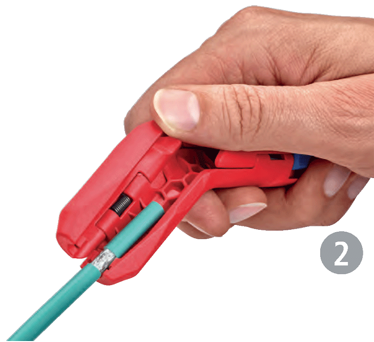 Knipex - Ergo Strip - Ouvre-câble - pour droitiers - n°4 - Ergo Strip - EAN 4003773079927 - Bugnard.ch