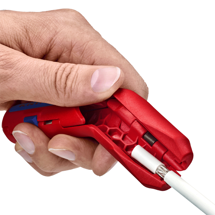 Knipex - Ergo Strip - Ouvre-câble - pour gaucher - n°3 - Ergo Strip - EAN 4003773082910 - Bugnard.ch