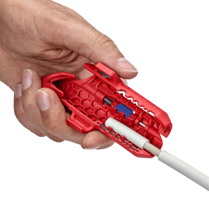 Knipex - Ergo Strip - Ouvre-câble - pour gaucher - n°5 - Ergo Strip - EAN 4003773082910 - Bugnard.ch