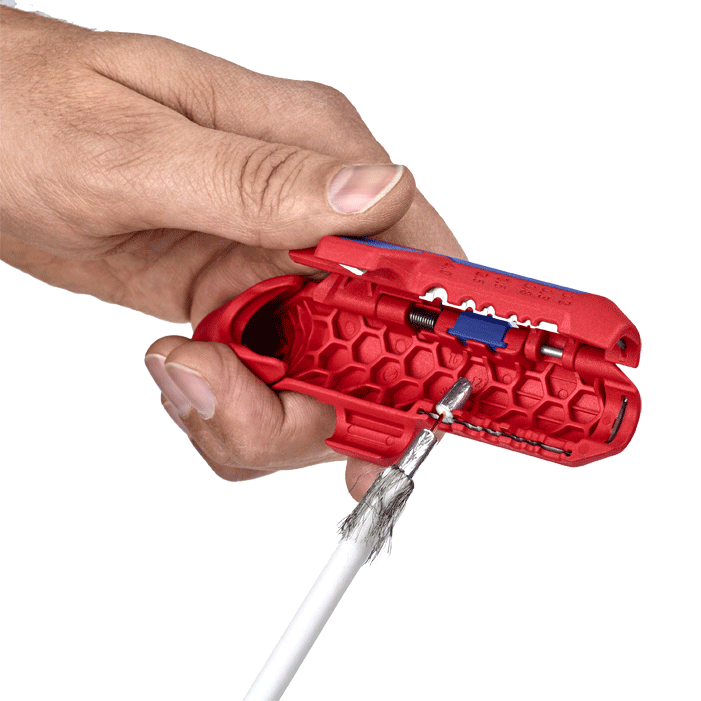 Knipex - Ergo Strip - Ouvre-câble - pour gaucher - n°6 - Ergo Strip - EAN 4003773082910 - Bugnard.ch