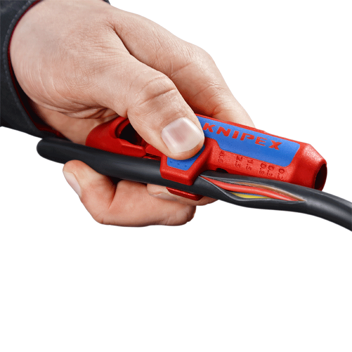 Knipex - Ergo Strip - Ouvre-câble - pour gaucher - n°8 - Ergo Strip - EAN 4003773082910 - Bugnard.ch