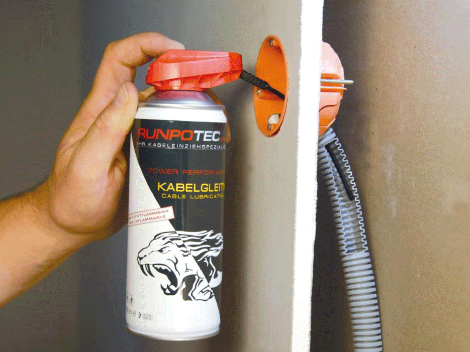 Raytech - Lubrifiant pour tirage de fils et câbles - n°2 - Speedy Wire Spray - EAN 8032853655955 - Bugnard.ch