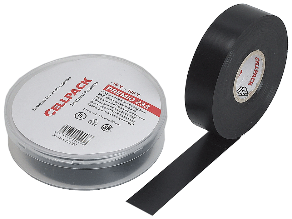 Cellpack - PREMIO 233 - Bande isolante - 19 mm - n°1 - PREMIO 233 - EAN 4010311124476 - Bugnard.ch