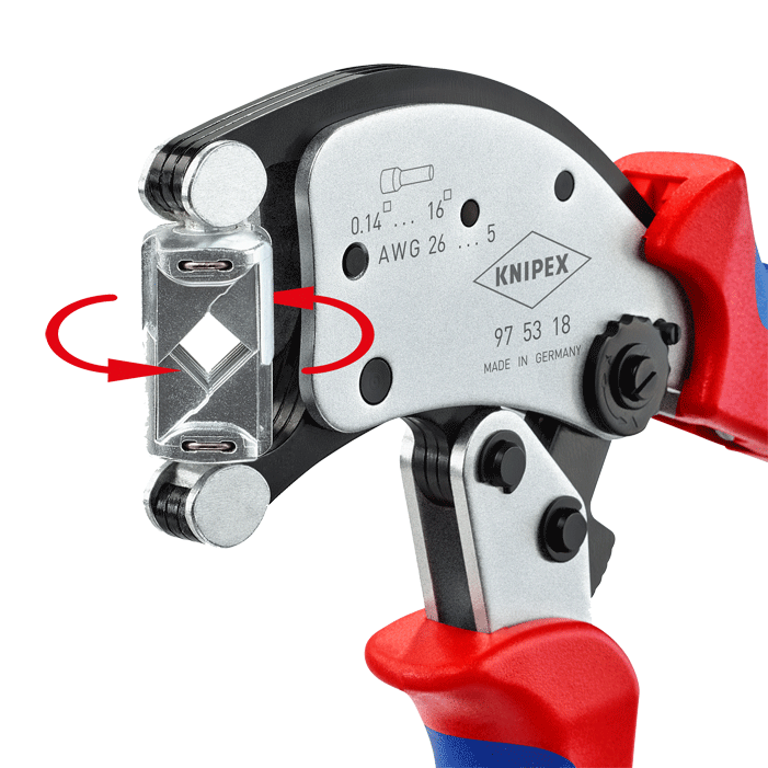 Knipex - 97 53 - Pince à sertir pour embouts de protection - n°6 - 97 53 - EAN 4003773082729 - Bugnard.ch