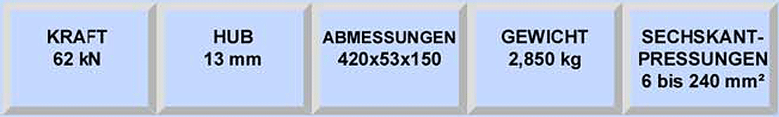 Dubuis - D 62 - Presse hydraulique pour matrices interchangeables - n°5 - D 62 - Bugnard.ch