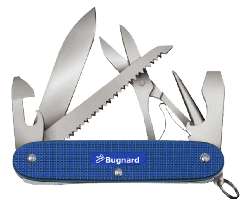 Victorinox - Couteau de poche - 6 lames - n°2 - Bugnard.ch