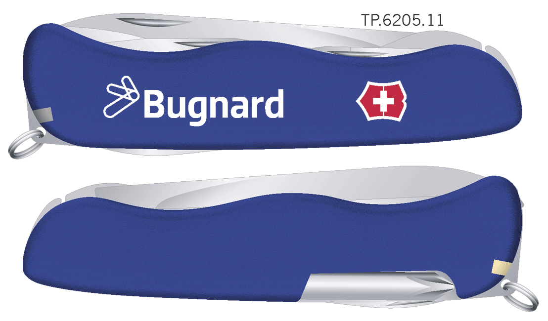 Victorinox - Couteau de poche à cran d'arrêt - 6 lames - n°3 - Bugnard.ch