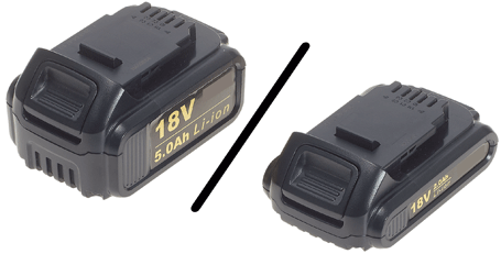 Accu de rechange 18 V li-ion