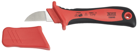 Alyco - Couteau à câble - isolé 1000 V - lame droite
