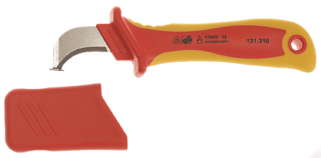 Alyco - Ouvre-câble avec capuchon - lame avec guide - isolé 1000 V