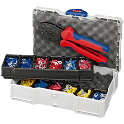 Knipex - 97 90 - Assortiment de cosses isolées et raccords isolés - PreciForce
