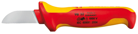 Knipex - Couteau à câble - isolé 1000 V - lame droite