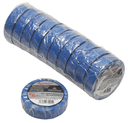 Raytech - Pack de bandes isolantes PVC - auto-extinguible - bleu