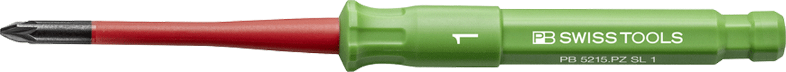 PB Swiss Tools - Lame Pozidriv - isolé 1000 V - Slim - n°1 - Bugnard.ch