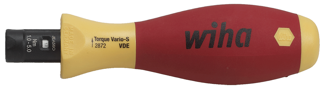 Wiha - Poignée dynamométrique - isolé 1000V - n°2 - 2872T18 - Bugnard.ch