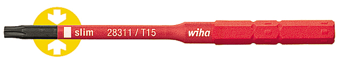 Wiha - Poignée dynamométrique - isolé 1000V - n°7 - 2872T18 - Bugnard.ch