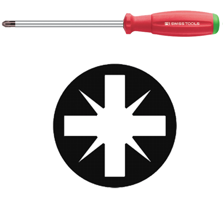 PB Swiss Tools - PB 8192 - Tournevis - Pozidriv - SwissGrip - n°1 - PB 8192 - Bugnard.ch