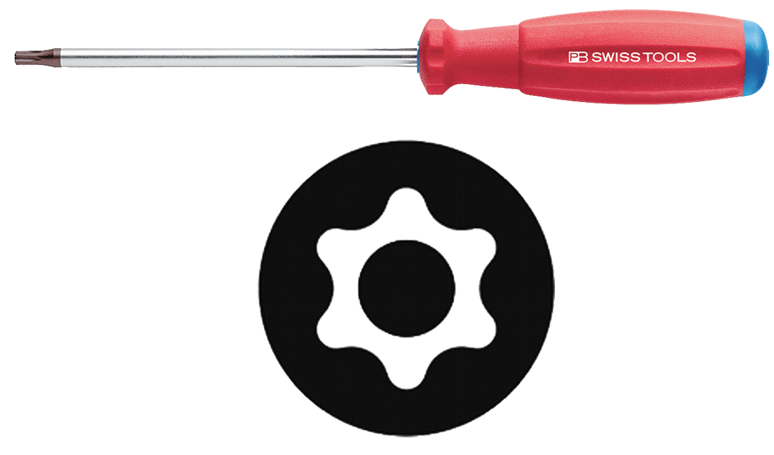 PB Swiss Tools - PB 8400B - Tournevis - Torx - avec alésage - SwissGrip - n°1 - PB 8400B - Bugnard.ch