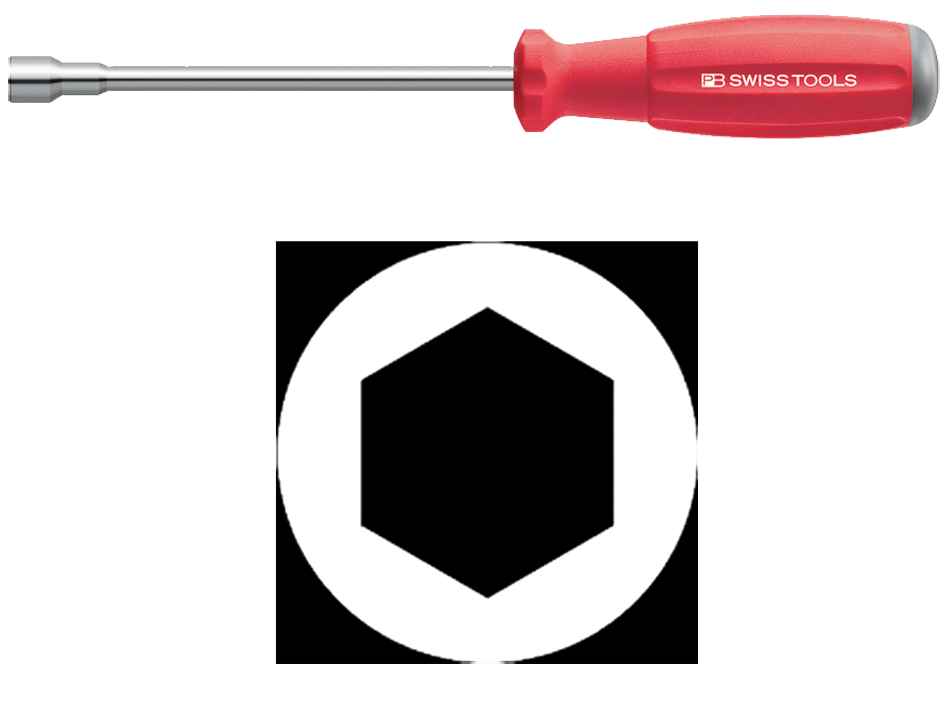 PB Swiss Tools - PB 8200 - Clé à douille - six pans - SwissGrip - n°1 - PB 8200 - Bugnard.ch