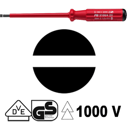 PB Swiss Tools - Tournevis - à fente - isolé 1000 V