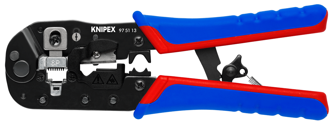 Knipex - 97 51 - Pince à sertir - pour fiches modulaires - n°1 - 97 51 - EAN 4003773087908 - Bugnard.ch
