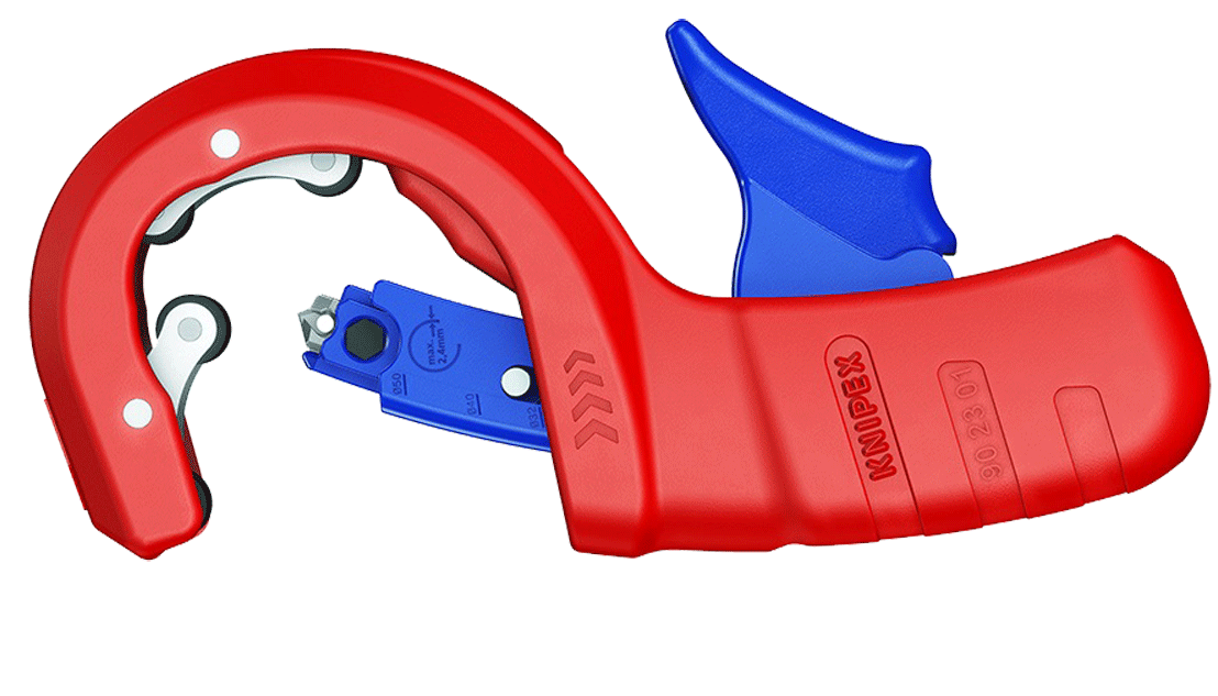 Knipex - 90 23 - Coupe-tube en plastique et manchons d'égouttement - n°1 - 90 23 - EAN 4003773087809 - Bugnard.ch