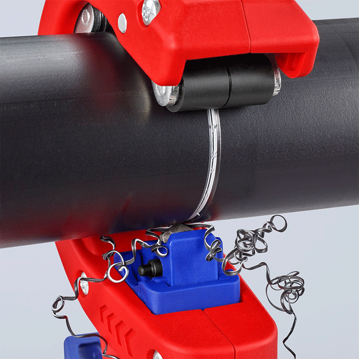 Knipex - 90 23 - Coupe-tube en plastique et manchons d'égouttement - n°2 - 90 23 - EAN 4003773087809 - Bugnard.ch