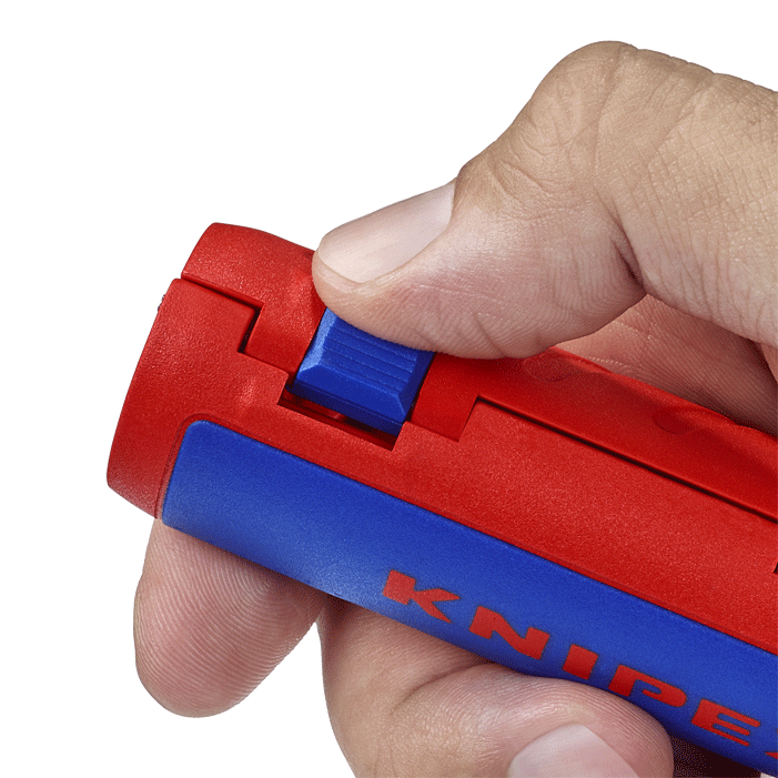 Knipex - 90 22 - Coupe-gaine - pour gaines rainurées - avec dénudage - n°4 - 90 22 - EAN 4003773082293 - Bugnard.ch
