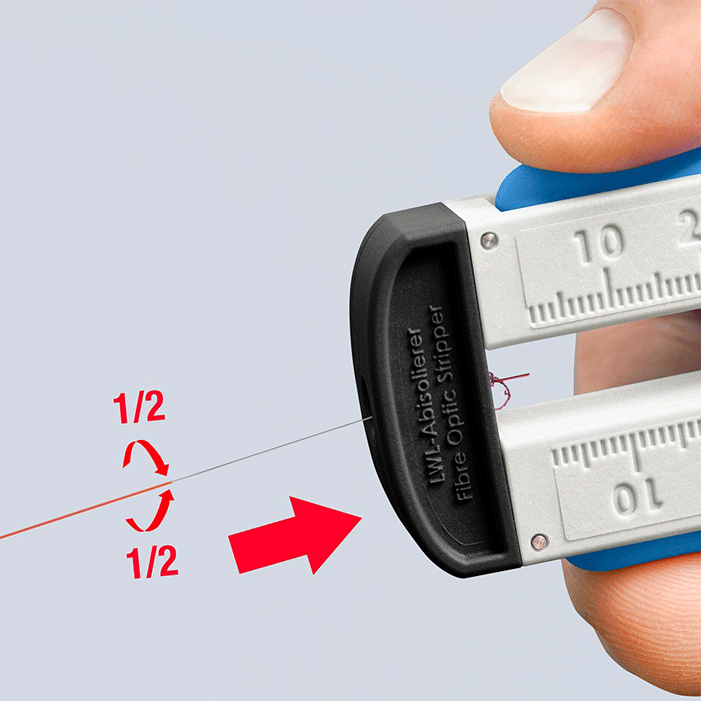 Knipex - 12 85 - Outil à dénuder de précision - n°3 - 12 85 - EAN 4003773087878 - Bugnard.ch