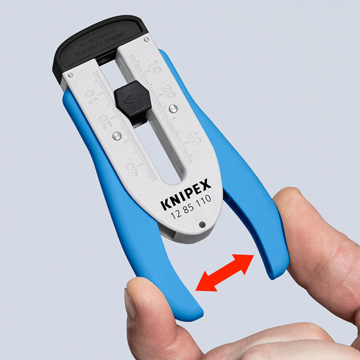 Knipex - 12 85 - Outil à dénuder de précision - n°5 - 12 85 - EAN 4003773087878 - Bugnard.ch