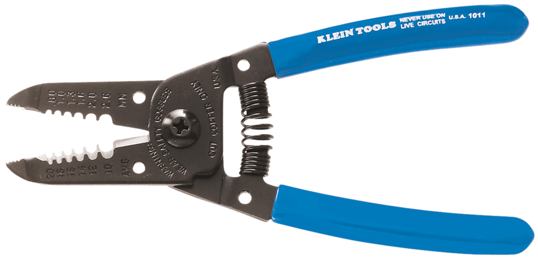 Klein Tools - Pince à dénuder - AWG 20 - 10 - n°1 - 1011 - Bugnard.ch