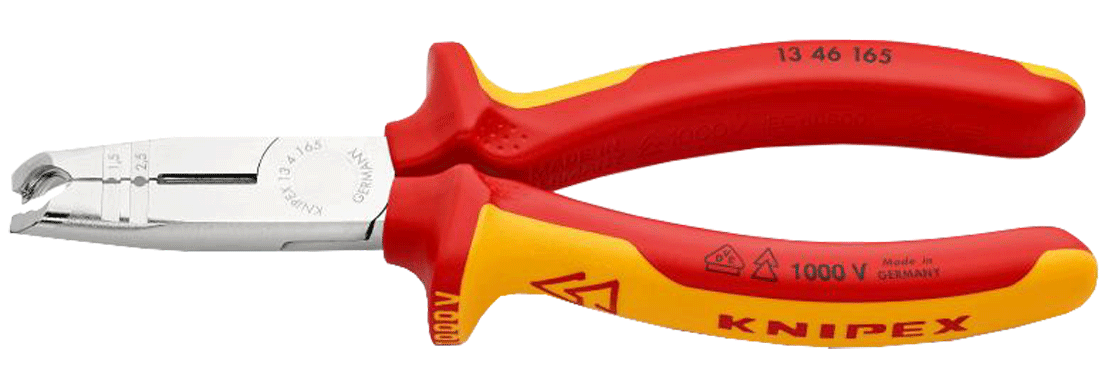 Knipex - Pince à dégainer et dénuder - isolée 1000V - n°1 - 13 46 - EAN 4003773079699 - Bugnard.ch