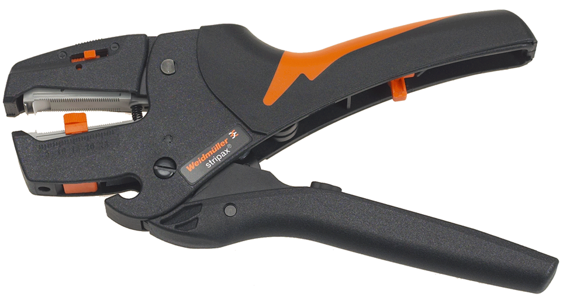 Weidmüller - Stripax - Pince à dénuder automatique - 0.08-10.0 mm² - droite - n°1 - Stripax - EAN 4008190072506 - Bugnard.ch