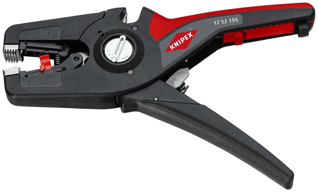Knipex - 12 52 - Pince à dénuder automatique - "PreciStrip16" - 0.08-16 mm² - n°1 - 12 52 - EAN 4003773085829 - Bugnard.ch