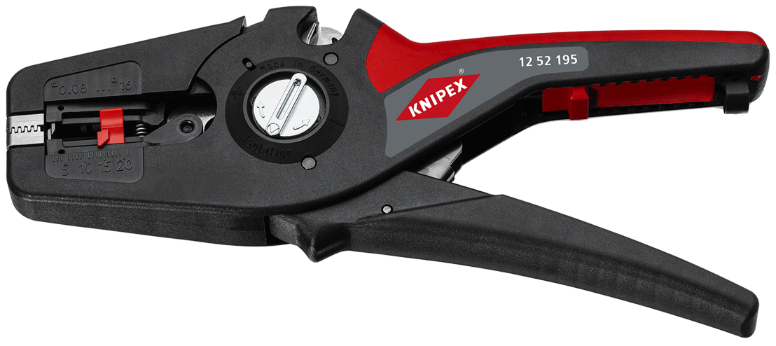 Knipex - 12 52 - Pince à dénuder automatique - "PreciStrip16" - 0.08-16 mm² - n°2 - 12 52 - EAN 4003773085829 - Bugnard.ch