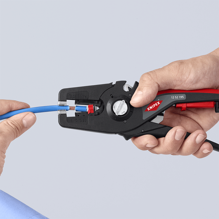 Knipex - 12 52 - Pince à dénuder automatique - "PreciStrip16" - 0.08-16 mm² - n°3 - 12 52 - EAN 4003773085829 - Bugnard.ch