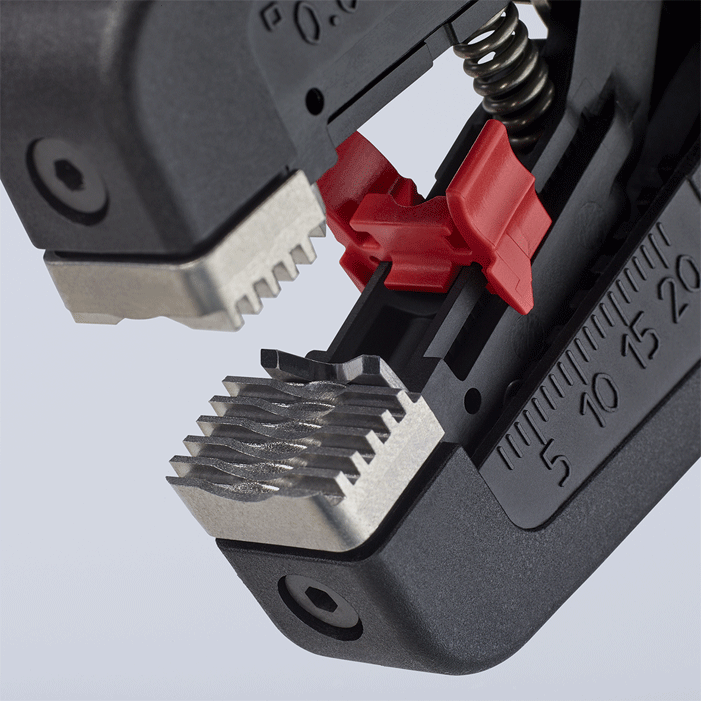 Knipex - 12 52 - Pince à dénuder automatique - "PreciStrip16" - 0.08-16 mm² - n°5 - 12 52 - EAN 4003773085829 - Bugnard.ch