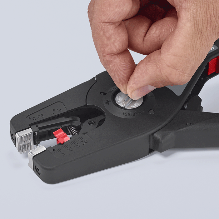 Knipex - 12 52 - Pince à dénuder automatique - "PreciStrip16" - 0.08-16 mm² - n°6 - 12 52 - EAN 4003773085829 - Bugnard.ch