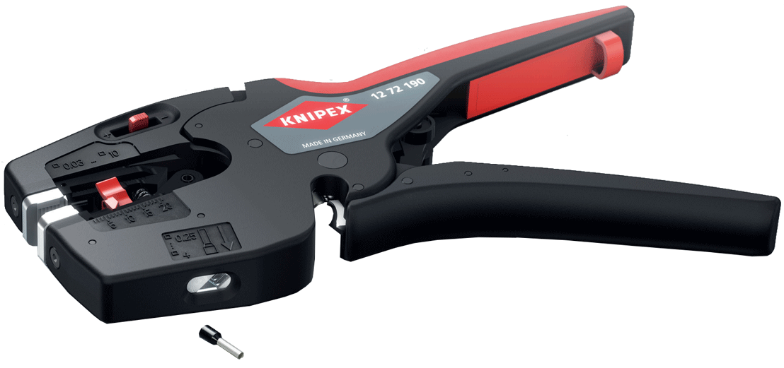 Knipex - 12 72 - Pince à dénuder automatique - 0.03-10 mm² - droite - n°1 - 12 72 - EAN 4003773088165 - Bugnard.ch