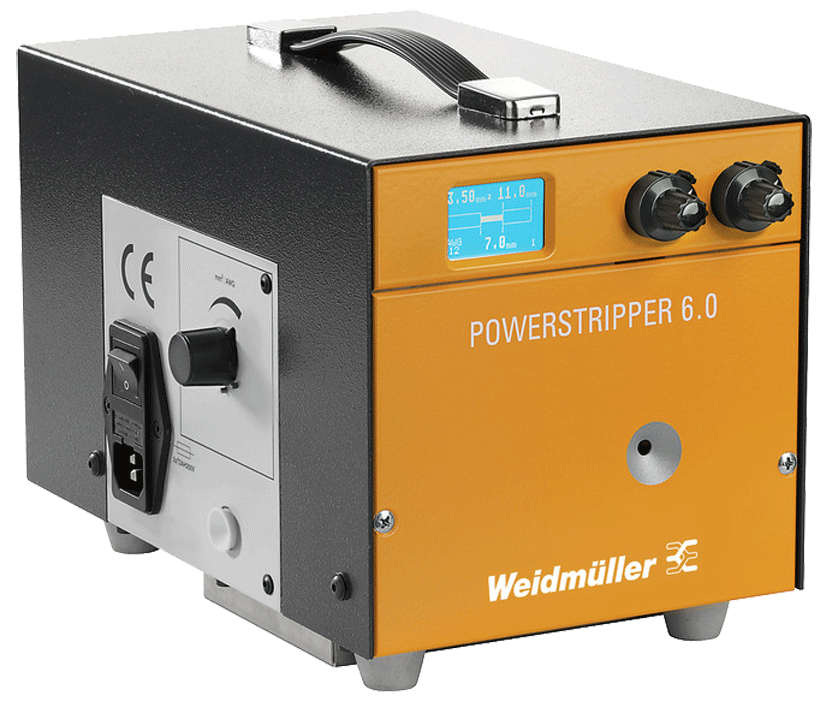 Weidmüller - Dénudeuse automatique - 230V - n°1 - POWERSTRIPPER 6.0 - EAN 4008190860752 - Bugnard.ch