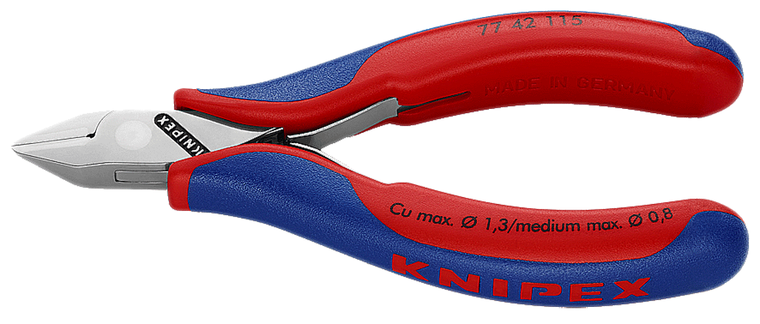 Knipex - 77 42 - Pince coupante de côté - mâchoires pointues - n°1 - 77 42 - Bugnard.ch