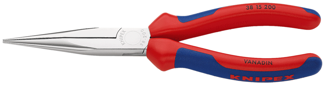 Knipex - 38 15 - Pince à long bec pointu - droit - effilé - n°1 - 38 15 - EAN 4003773039594 - Bugnard.ch