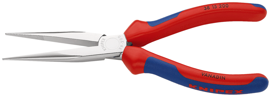 Knipex - 38 15 - Pince à long bec pointu - droit - effilé - n°2 - 38 15 - EAN 4003773039594 - Bugnard.ch